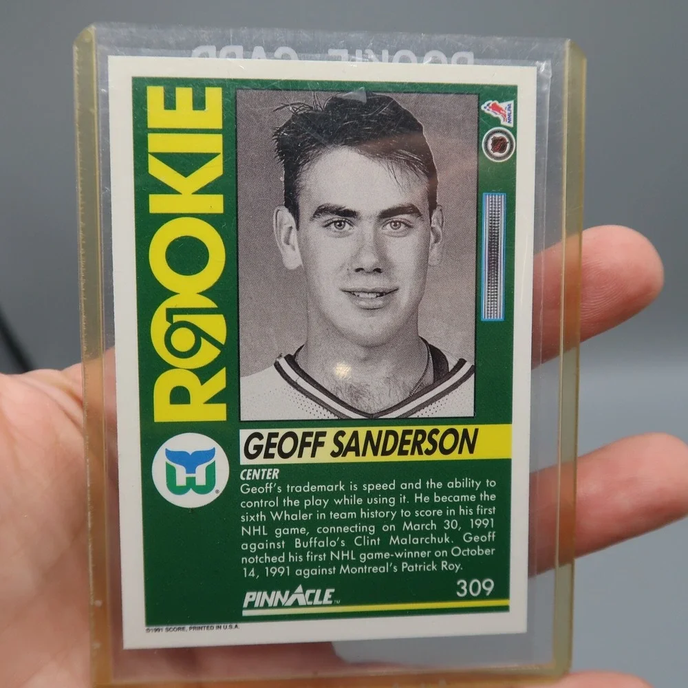 Hartford‎ Whalers Hockey Cards lot and Images of Sports Book Lot